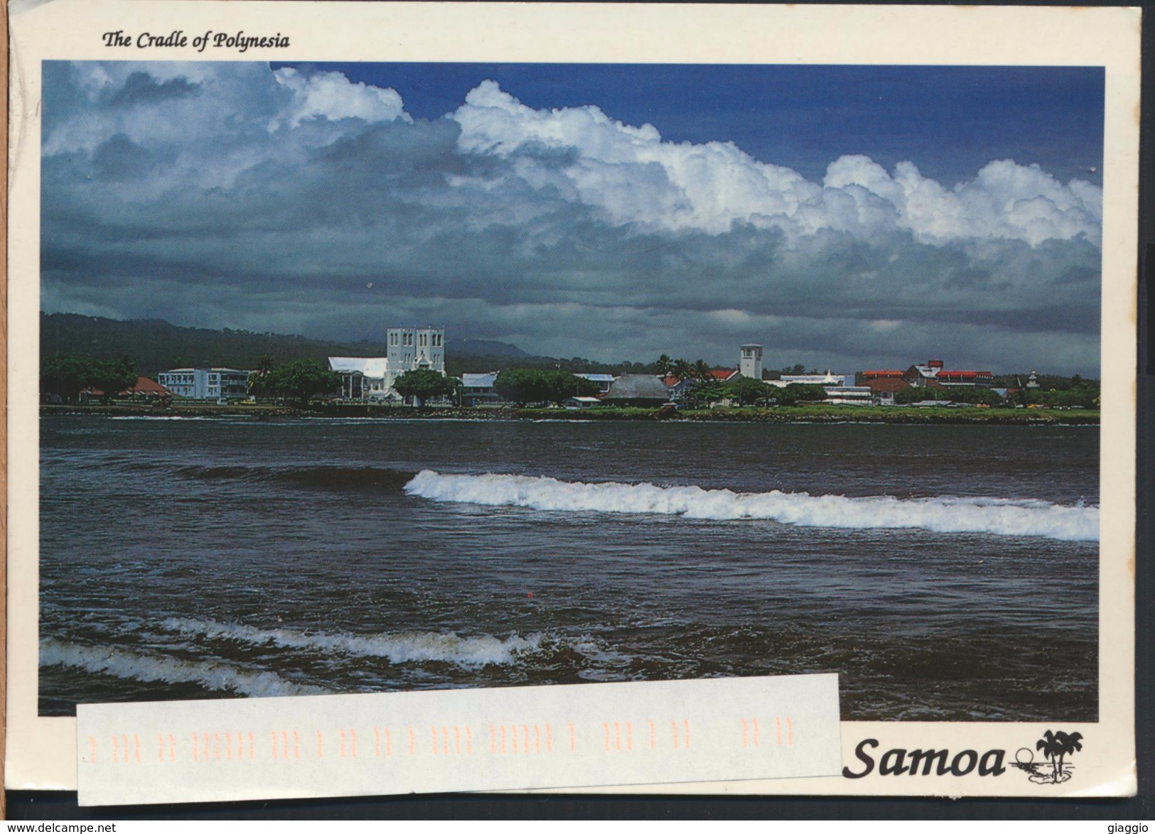 °°° GF32 - SAMOA - THE CRADLE OF POLYNESIA - ISLAND OF UPOLU - With Stamps °°° - Samoa