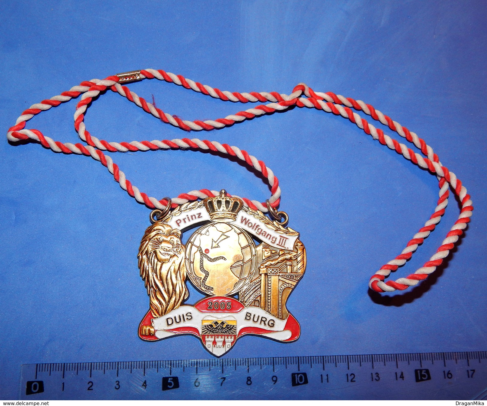 Huge ''Schutz'' Medal: PRINZ WOLFGANG III 2005. DUISBURG - Autres & Non Classés