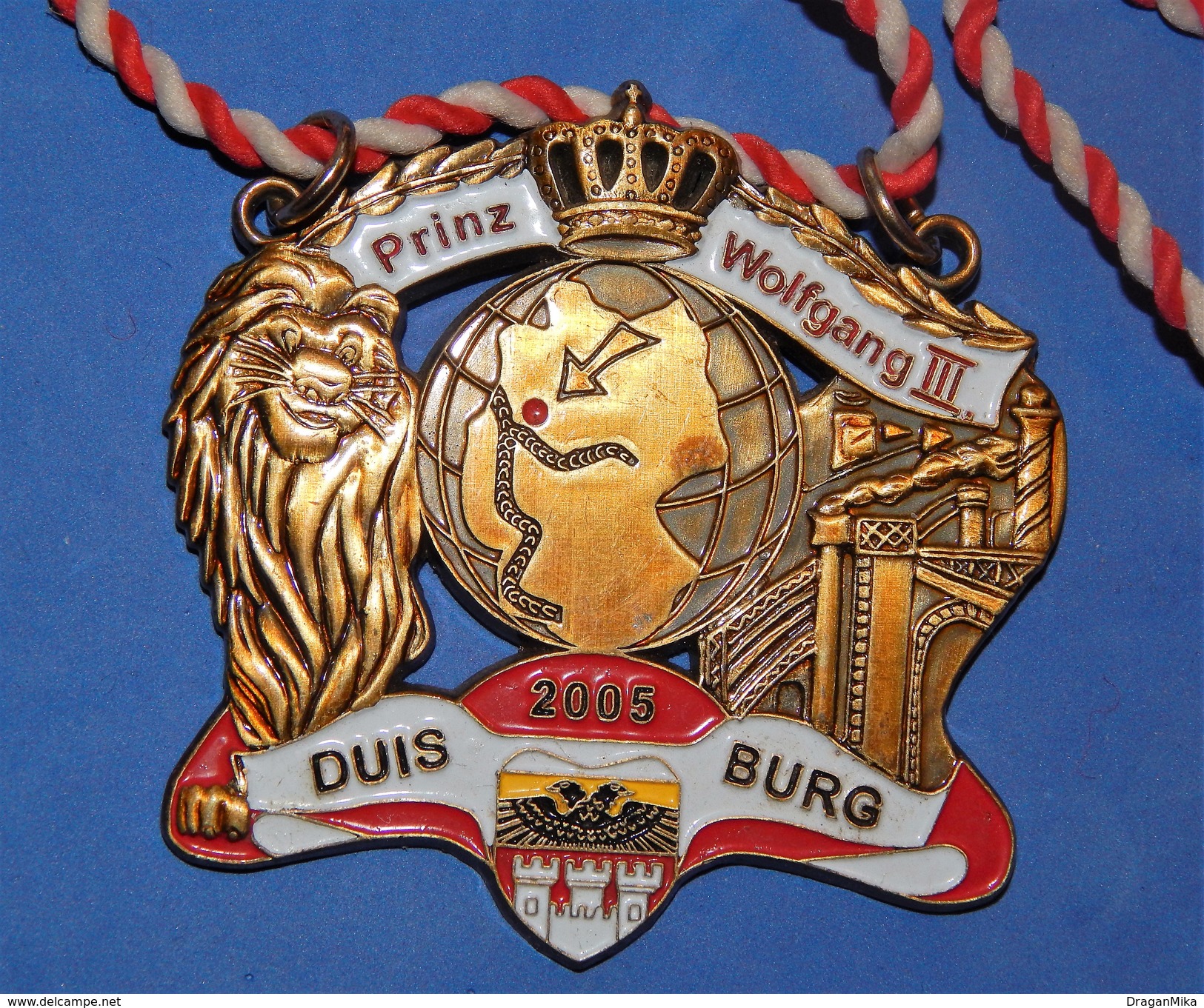 Huge ''Schutz'' Medal: PRINZ WOLFGANG III 2005. DUISBURG - Autres & Non Classés