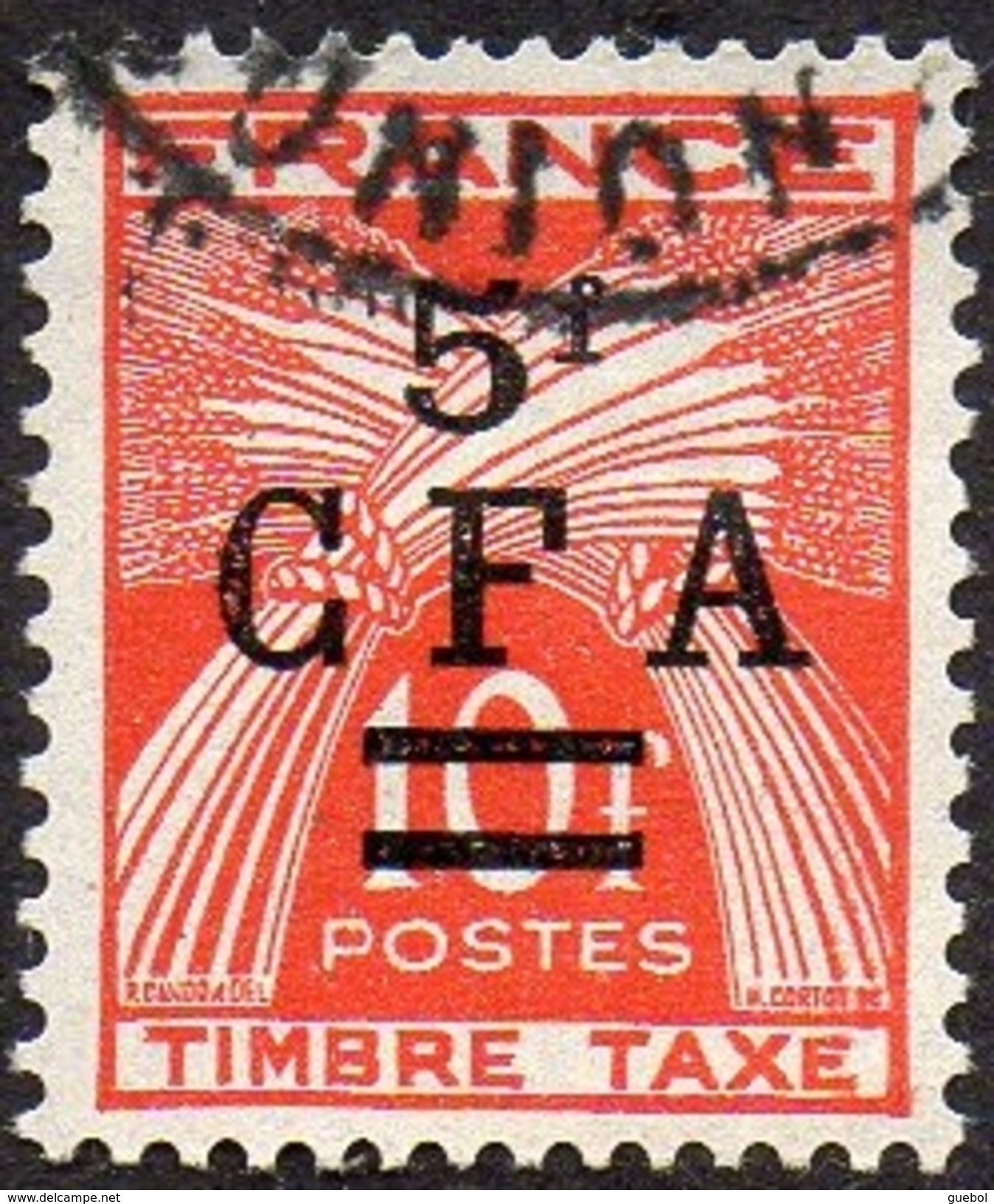 Réunion Obl. N° Taxe 41 - Gerbes De Blé - Timbres-taxe