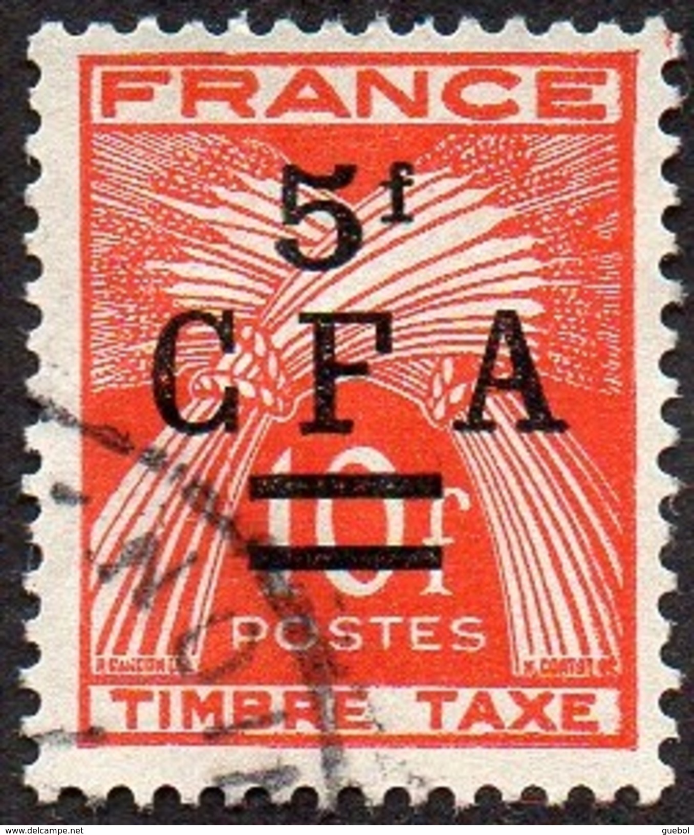 Réunion Obl. N° Taxe 41 - Gerbes De Blé - Timbres-taxe