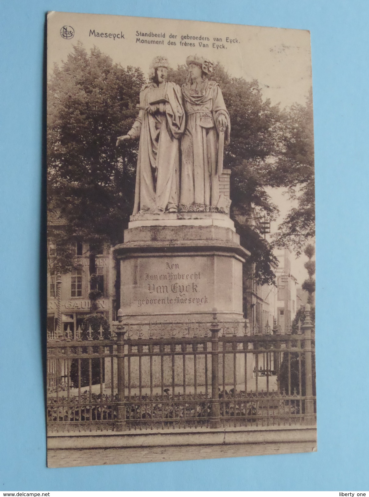 Standbeeld Der Gebroeders Van EYCK - Maaseyck () Anno 19?? ( Zie Foto Voor Details ) !! - Maaseik
