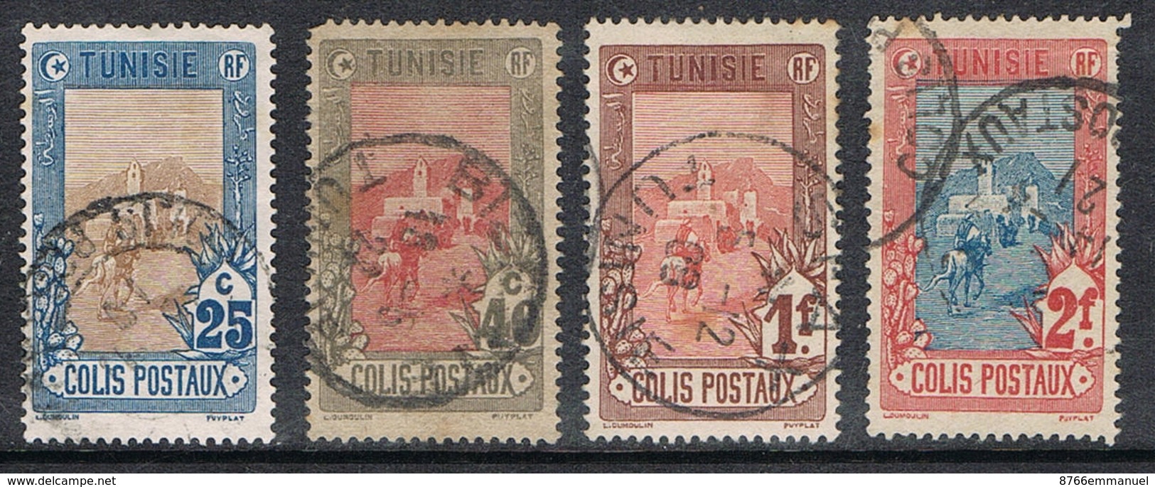 TUNISIE COLIS POSTAUX AVEC BELLE OBLITERATION - Used Stamps