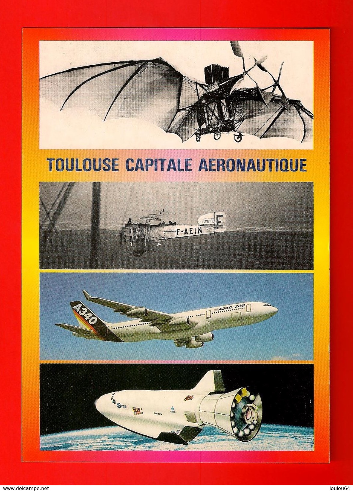 Avions - Toulouse Capitale Aéronotique - 1890 - 1990 - (90) - Autres & Non Classés