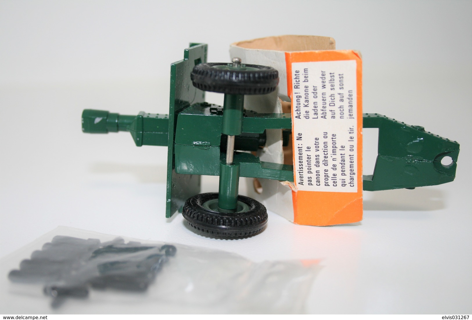 Britains Ltd, Deetail : 25 Pdr GUN HOWITZER, Original BOX And Shells, Made In England, *** - Britains