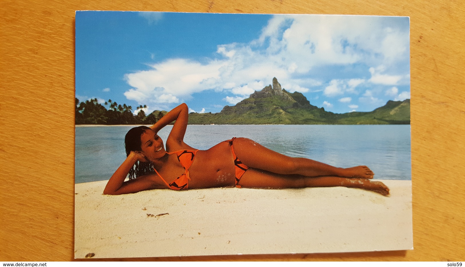 BORA-BORA Carte Postale Neuve Années 70 Très Bon état Dos Partagé - Polynésie Française