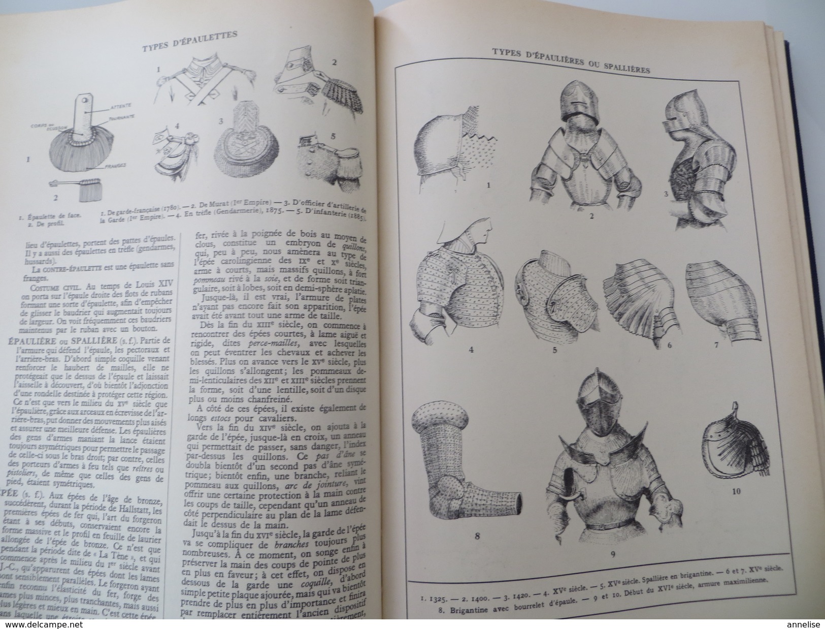 Dictionnaire du Costume, des armes et des étoffes des origines à nos jours 1951 Leloir Ed Gründ