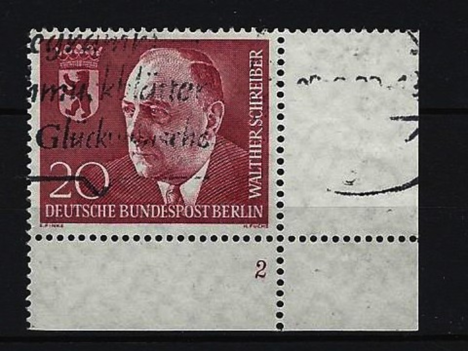 BERLIN - Mi-Nr. 192 Formnummer 2 Gestempelt - Used Stamps