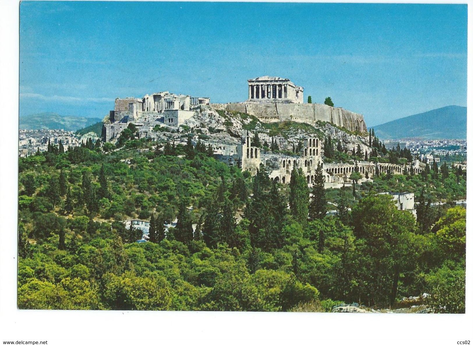 Athens View Of The Acropolis Athène Vue De L'Acropole - Grèce