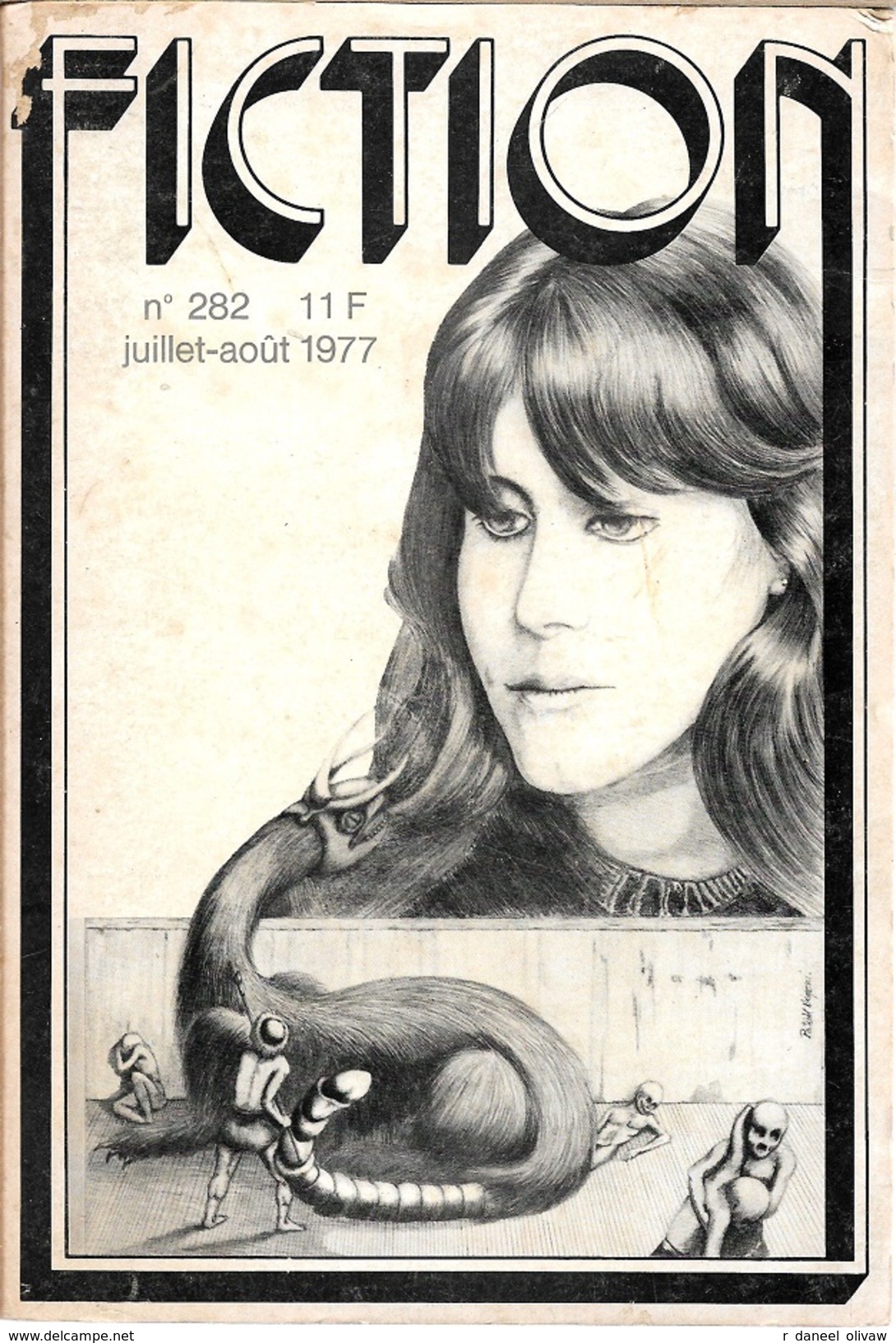 Fiction N° 282, Juillet 1977 (BE+) - Fiction