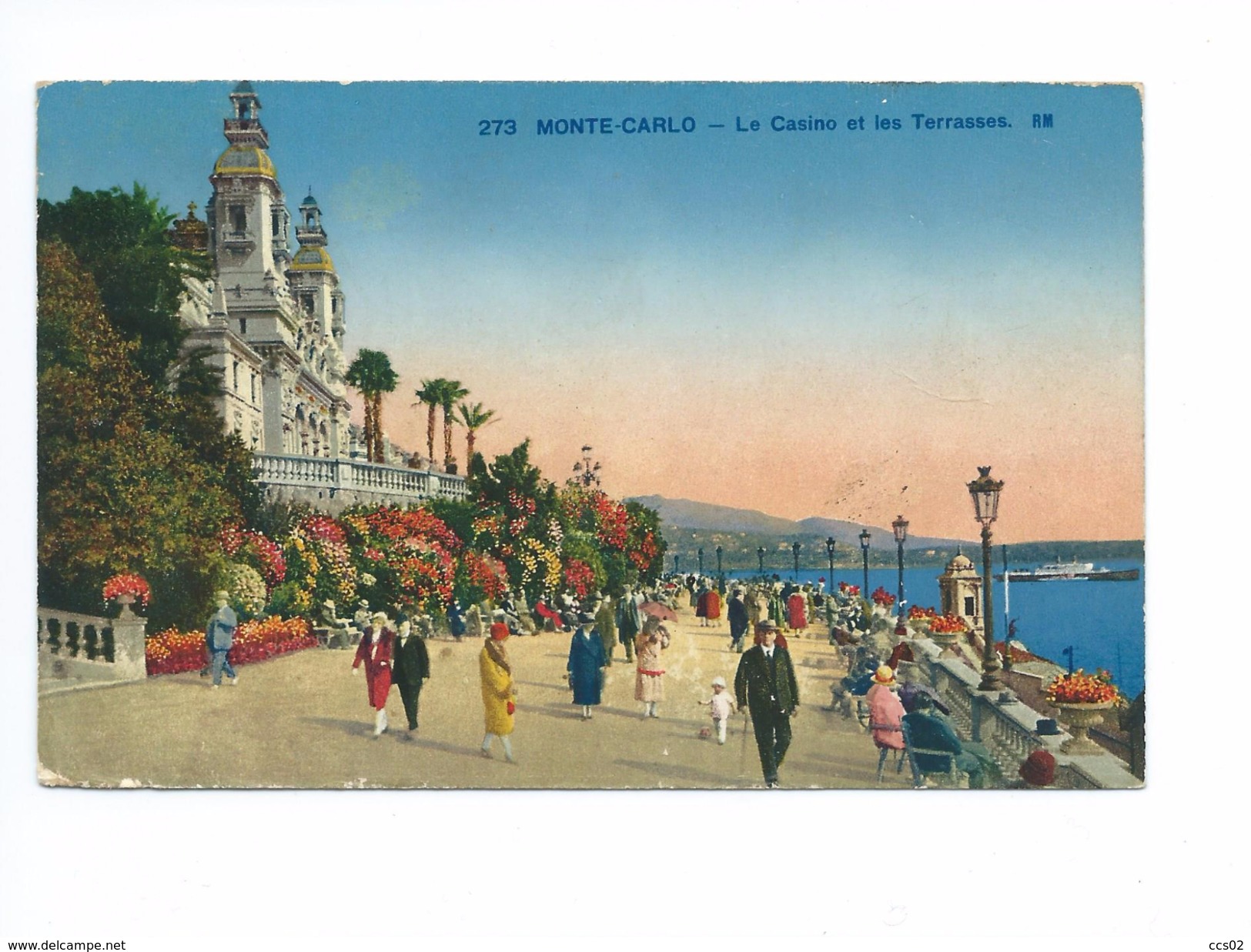 Monte-Carlo Le Casino Et Les Terrasses 1930 - Monte-Carlo