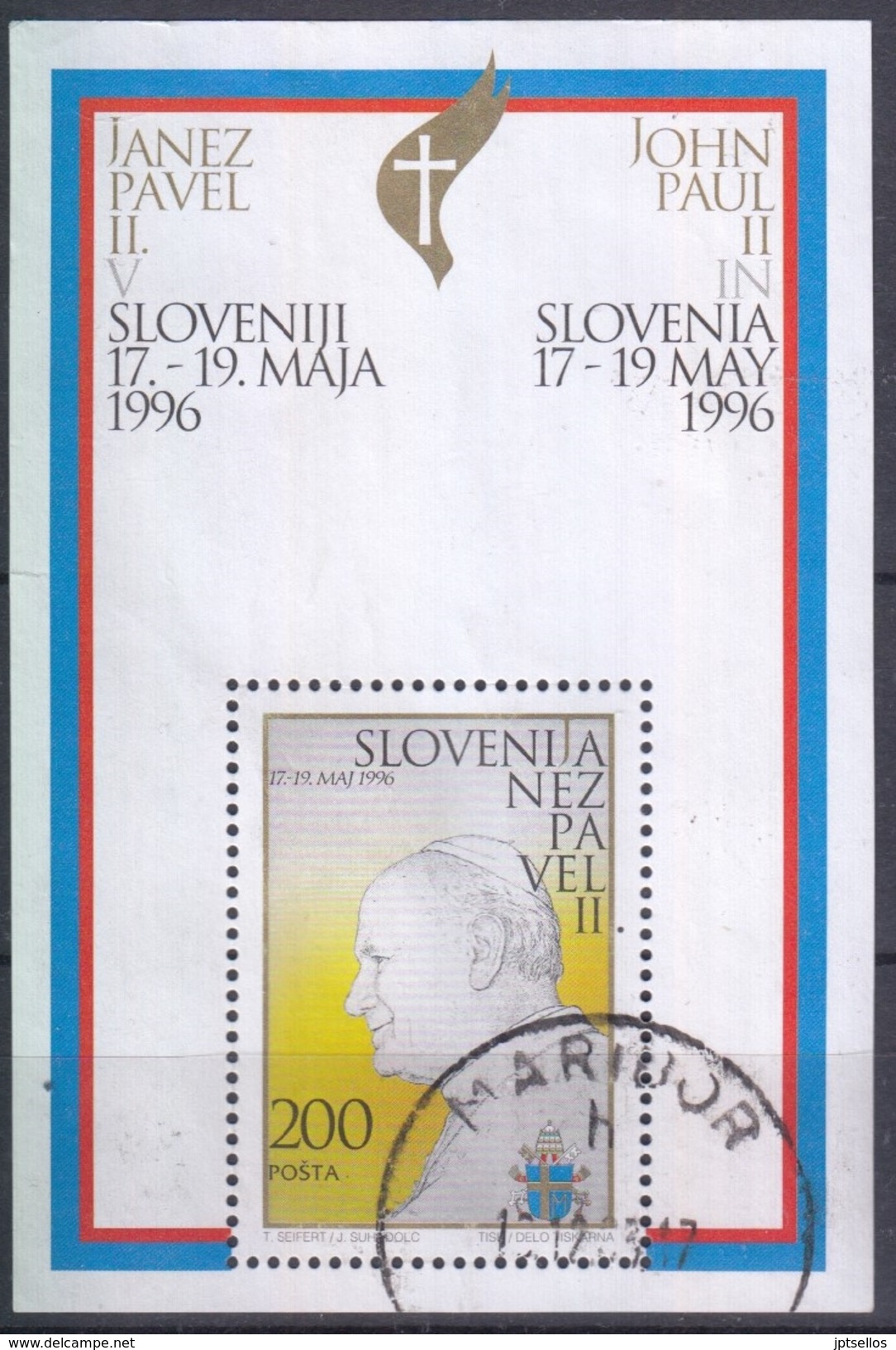 ESLOVENIA 1996 HB-2 USADO - Slovenia