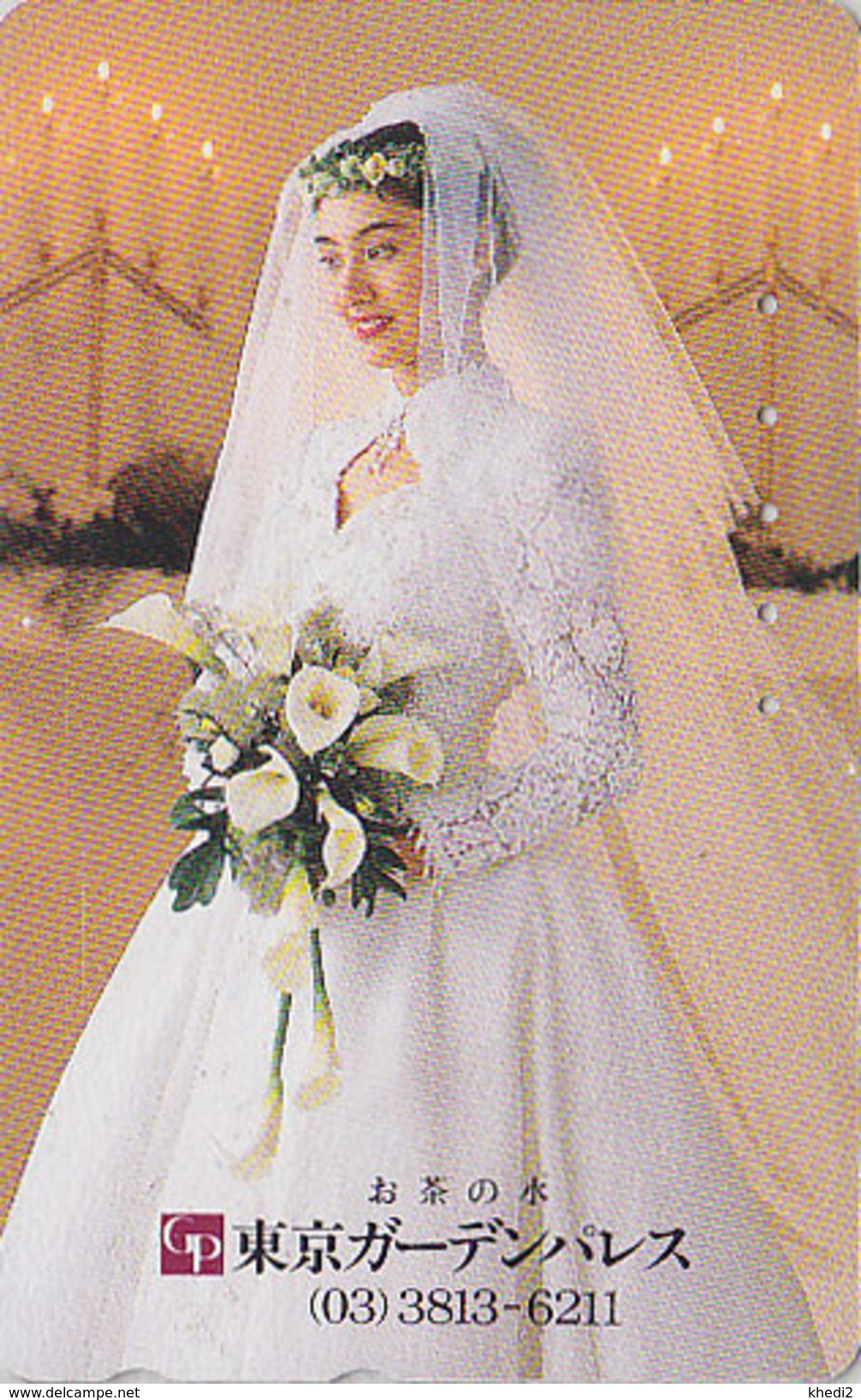 Télécarte Japon / 110-174028 - FEMME MARIEE Mariage - Wedding Woman Girl Japan Phonecard - Frau Telefonkarte - 2649 - Mode