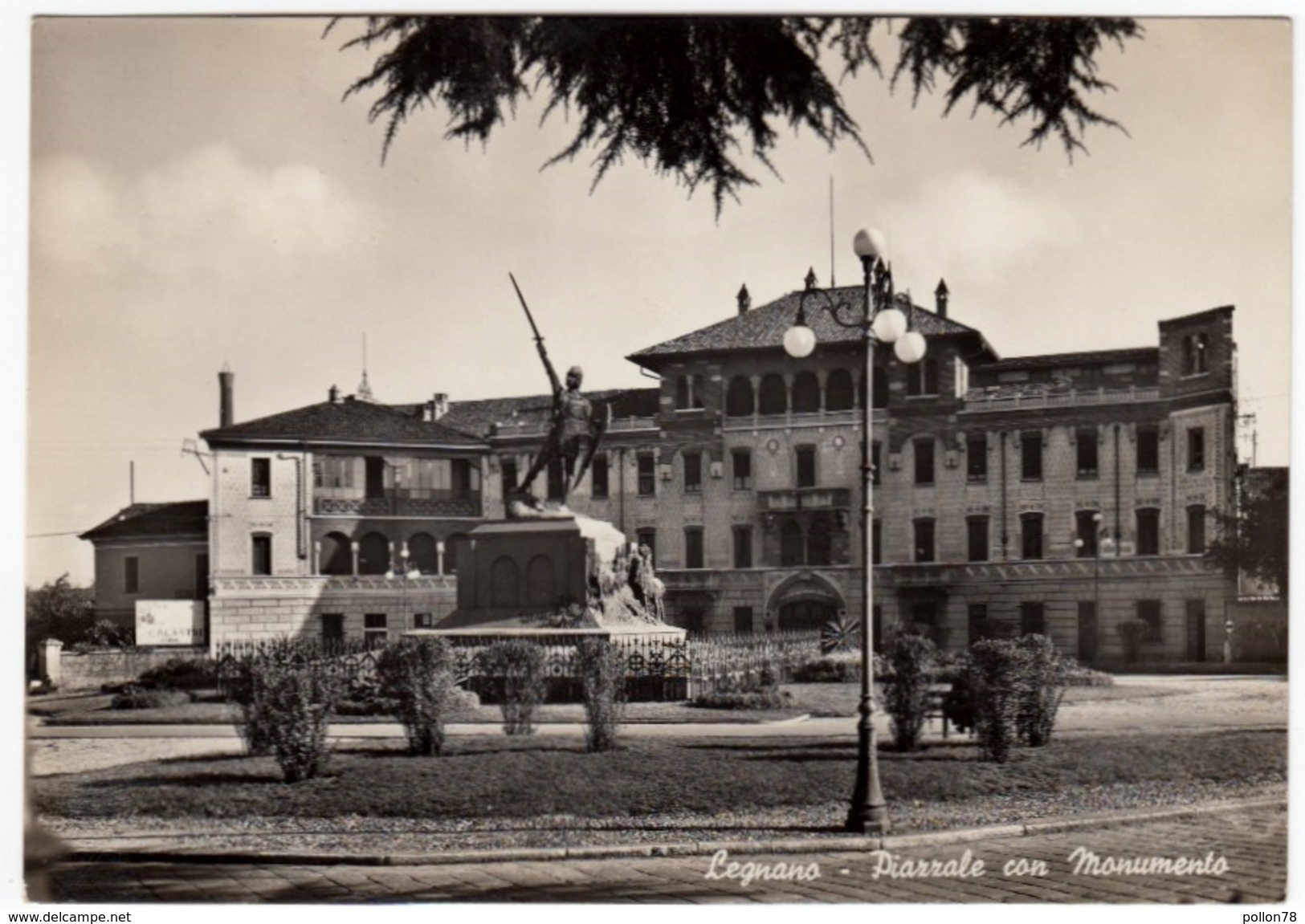 LEGNANO - PIAZZALE CON MONUMENTO - 1948 - Legnano