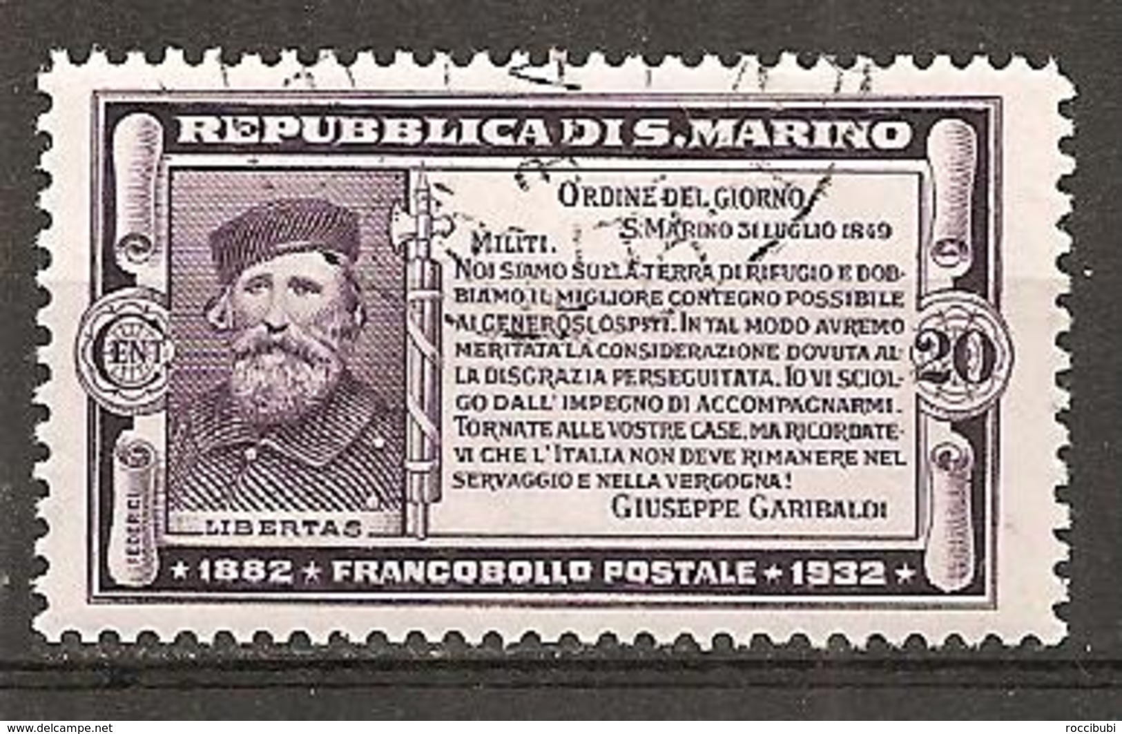 San Marino 1932 // Michel 185 O !!! - Oblitérés