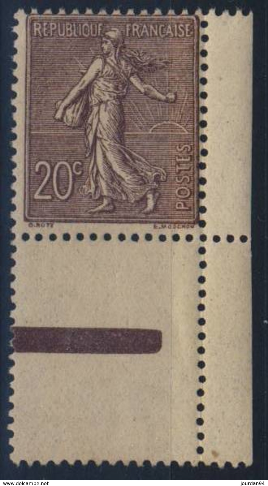 FRANCE   N°     131 - 1903-60 Semeuse Lignée