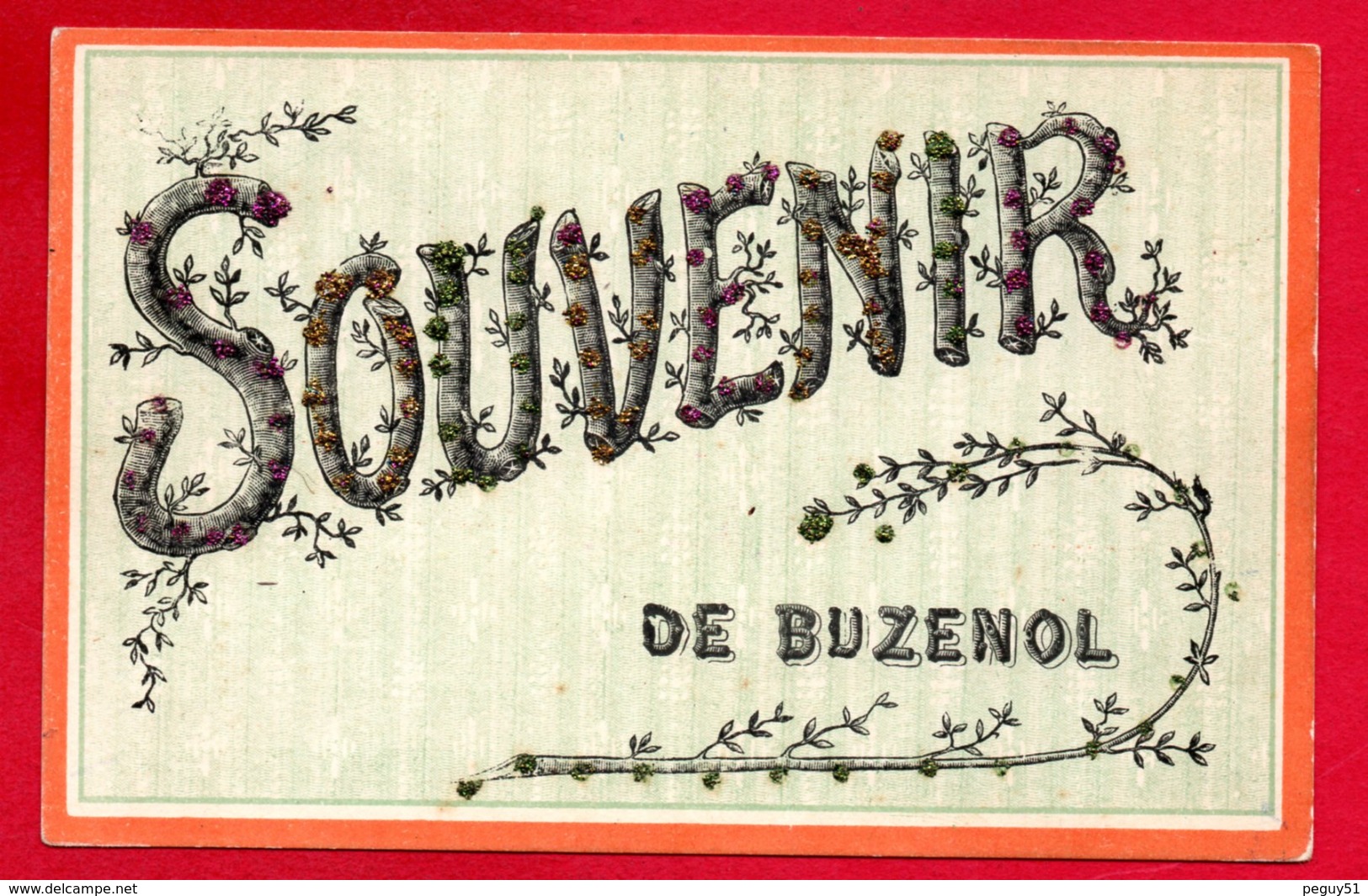 Buzenol ( Etalle ). Souvenir  De Buzenol. 1907 - Etalle