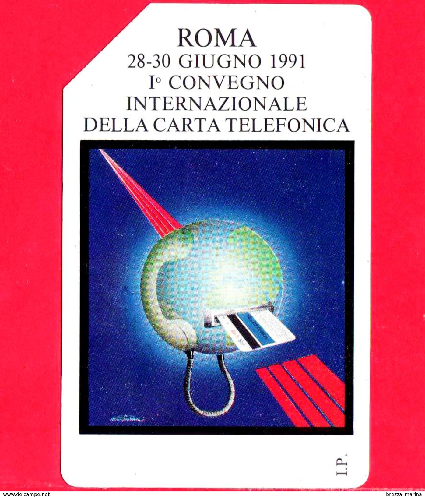 ITALIA - Scheda Telefonica - SIP - Usata - 1° Convegno Carta Telefonica - C&C 2190 - Golden 133 - Pubbliche Speciali O Commemorative