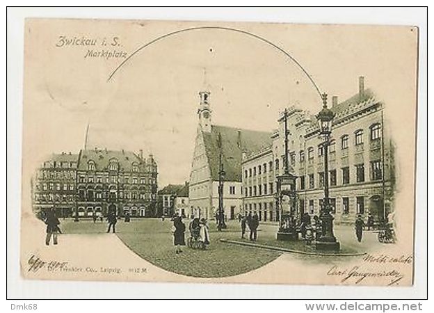 GERMANY - ZWICKAU I.S. MARKTPLATZ - EDIT DR. TRENKLER - 1900s  (1247 ) - Other & Unclassified