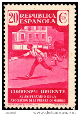 España 0710 ** Prensa. Urgente. Vendedor. 1936 - Nuevos