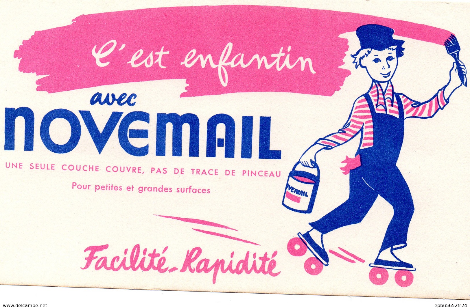 Lot De 5 Buvards  NOVEMAIL - Peintures