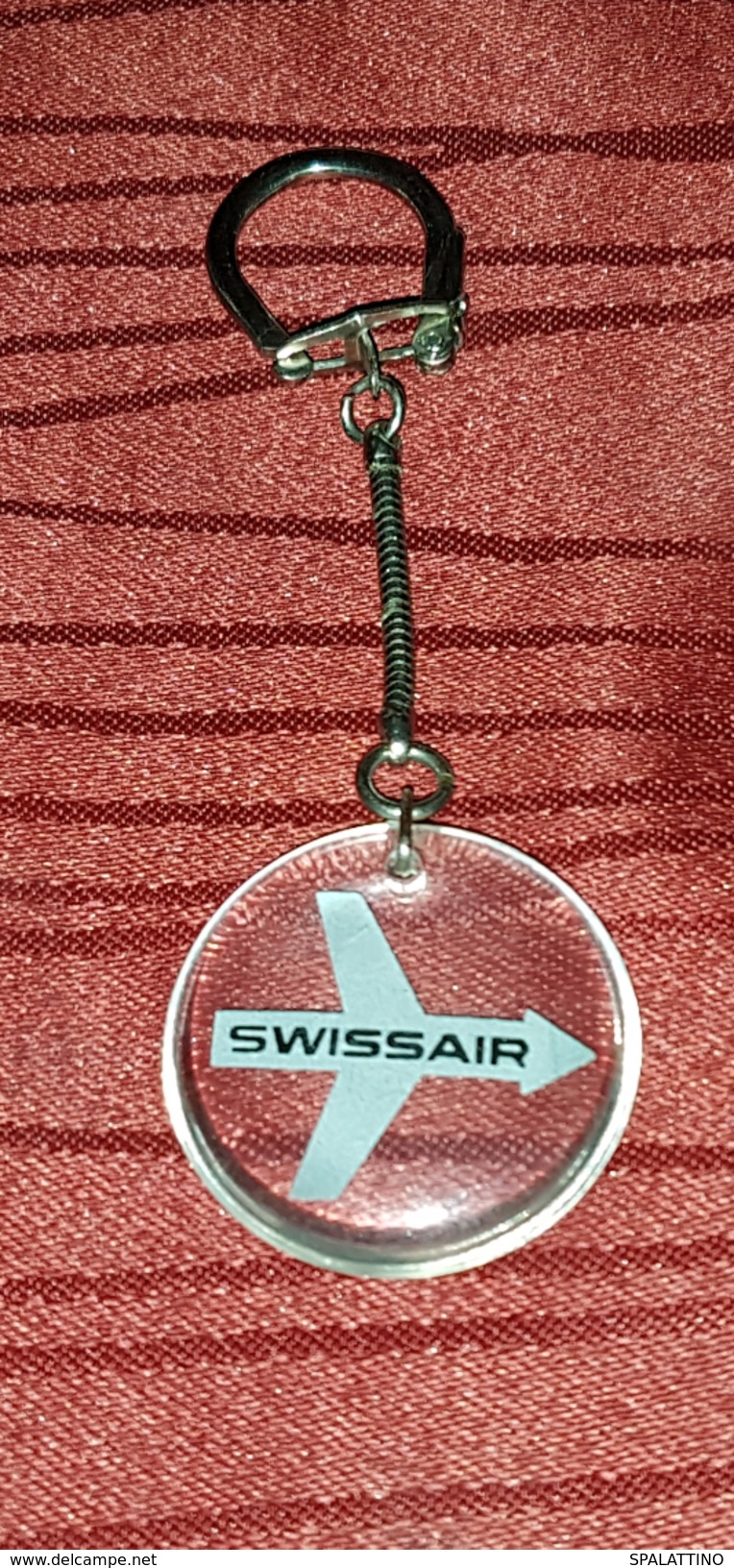 SWISSAIR, ORIGINAL VINTAGE KEY CHAIN - Airplanes