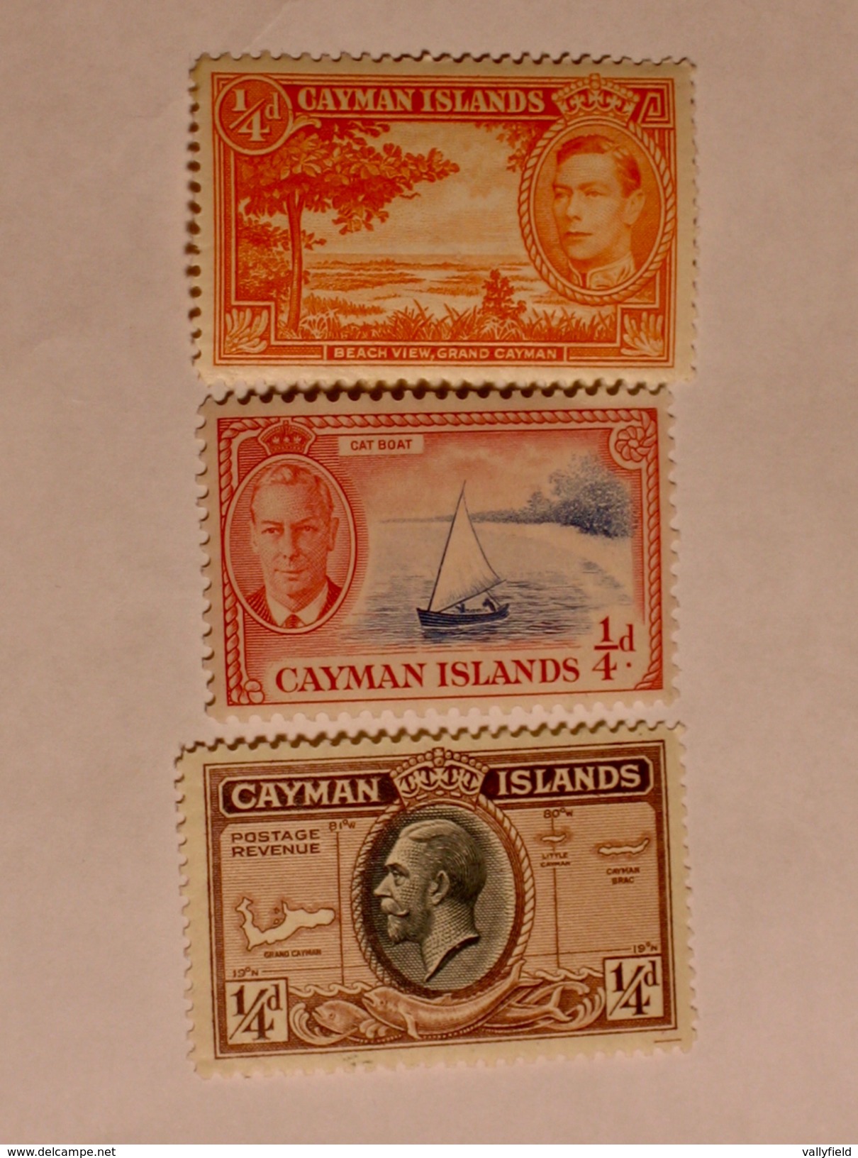 ILES CAÏMANS  1935-50  LOT# 1 - Iles Caïmans