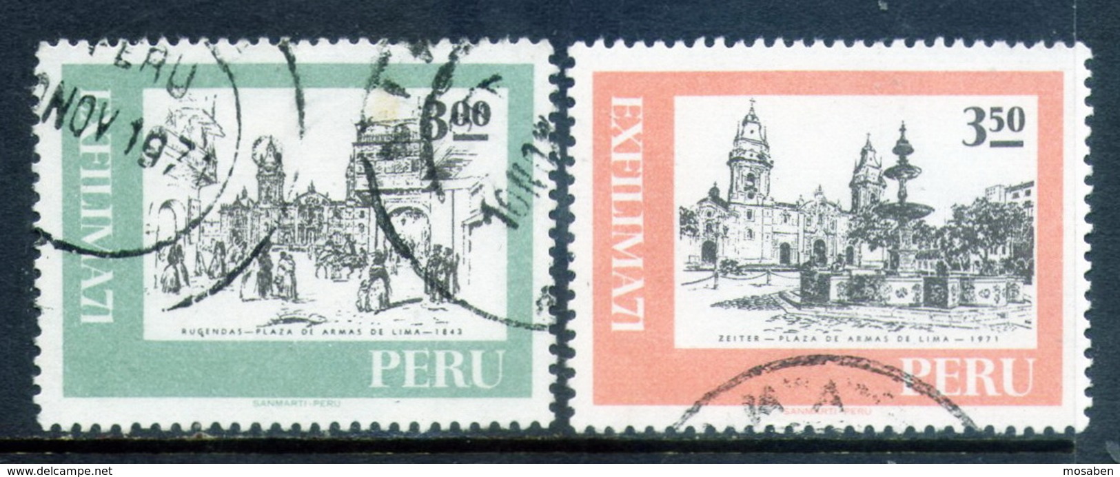 PERÚ	-	Yv. 544-545	-	Serie Completa -			PER-8168 - Peru