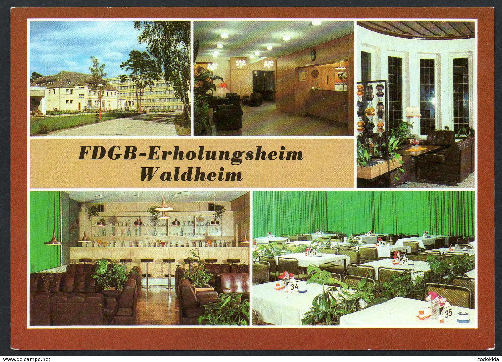 A2223 - Alte Ansichtskarte - Arendsee Kr. Osterburg - FDGB Heim Waldheim - N. Gel TOP - Salzwedel