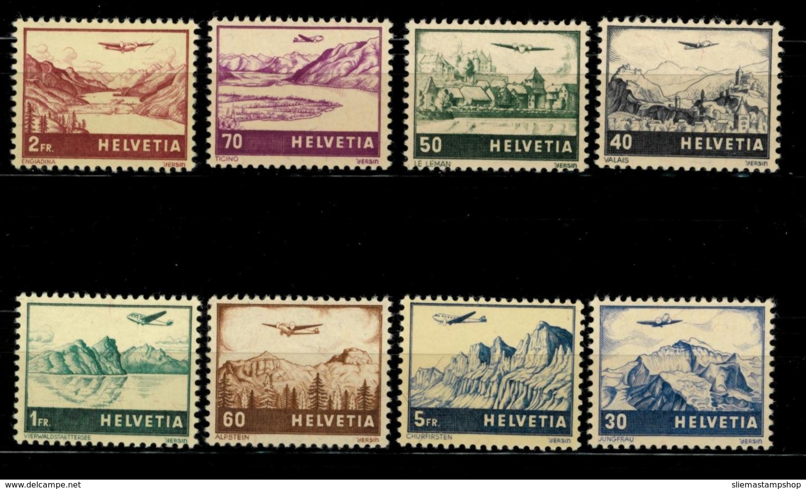 SWITZERLAND - 1941 AIR - Unused Stamps