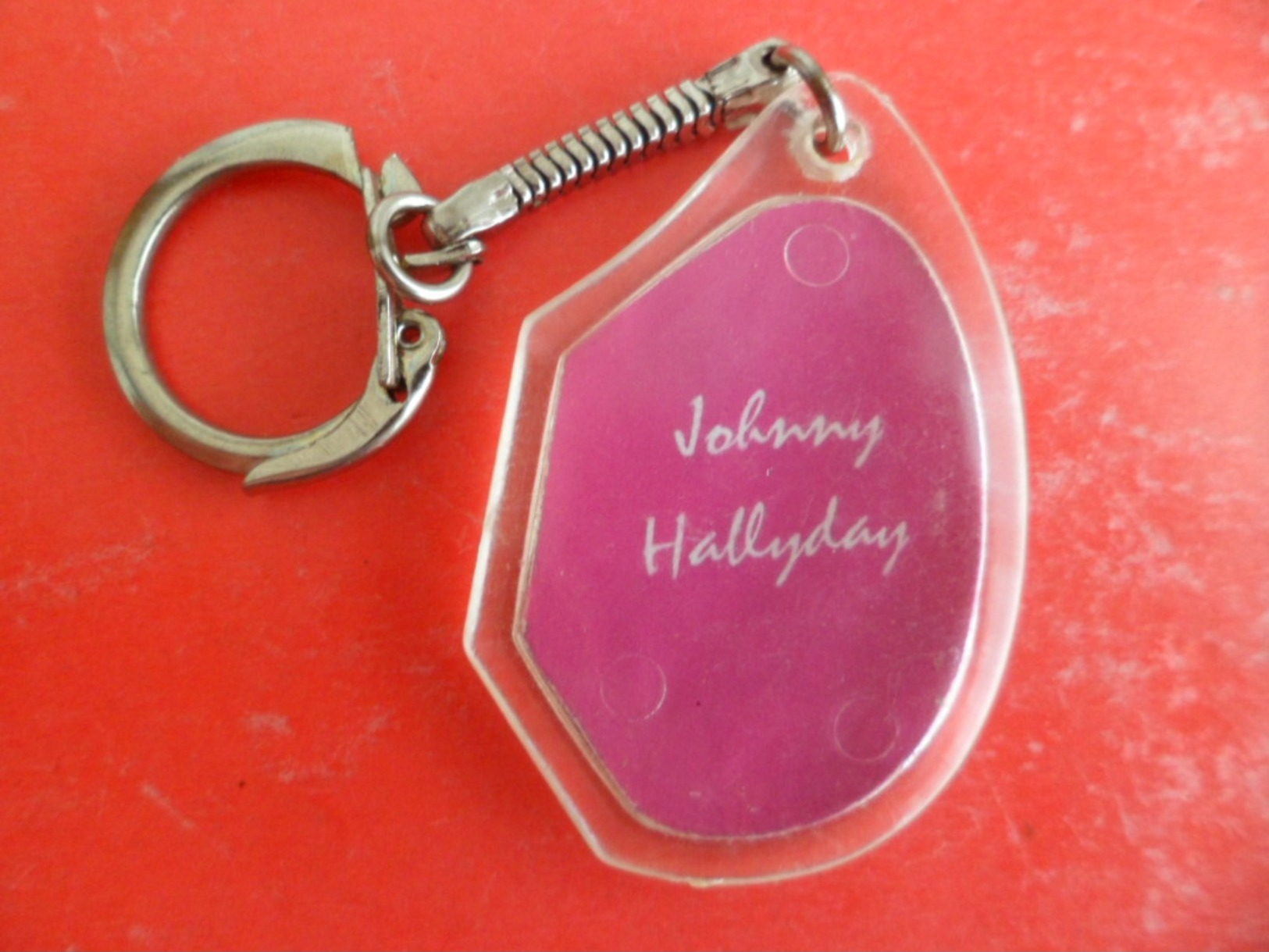 PC Musique Cinema Chanteur JOHNNY HALLYDAY  Année 1960 - Porte-clefs