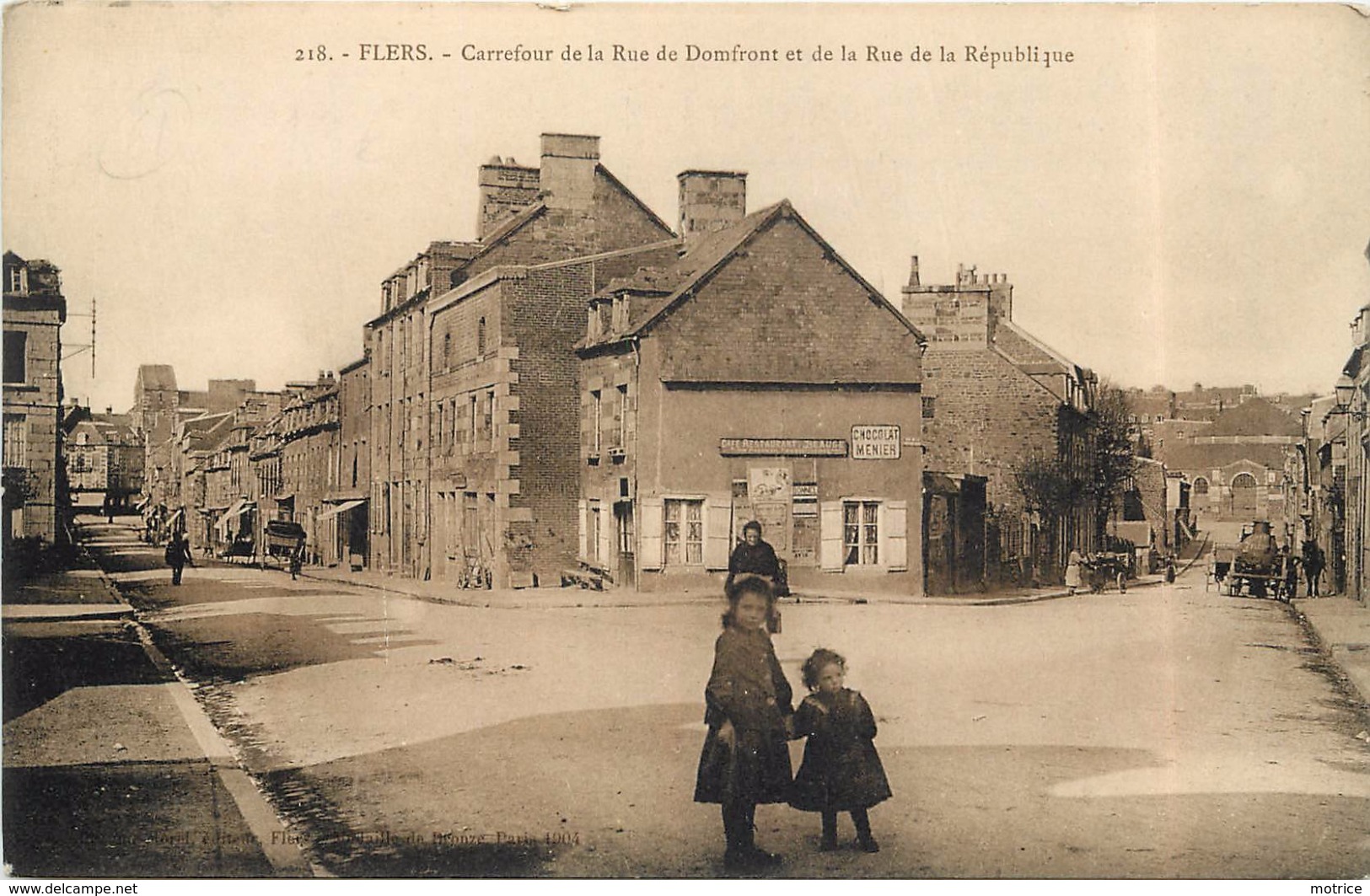 FLERS - Carrefour De La Rue De Domfront Et De La Rue De La République.. - Flers