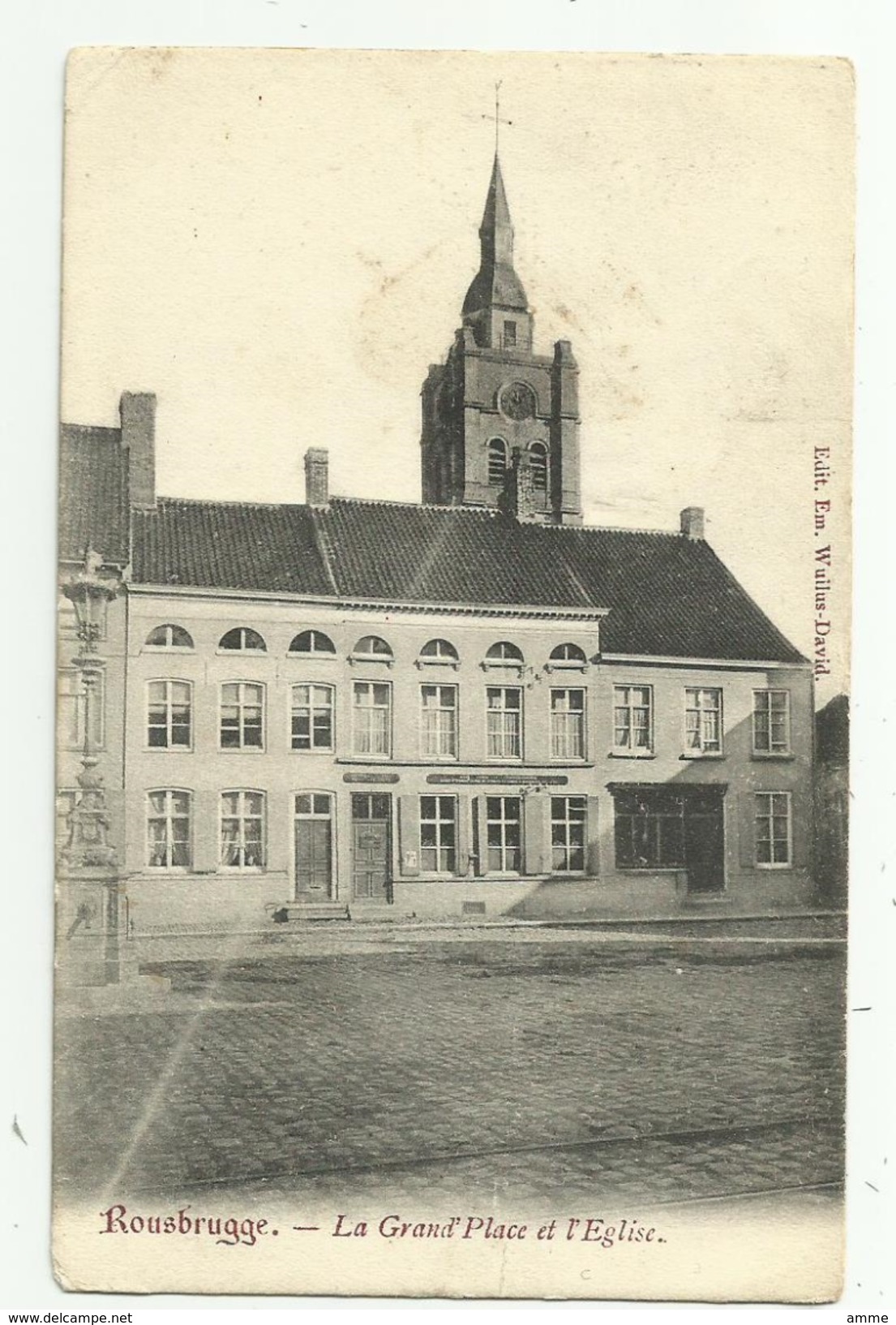 Roesbrugge - Rousbrugge   *  La Grand'Place Et L'Eglise - Poperinge