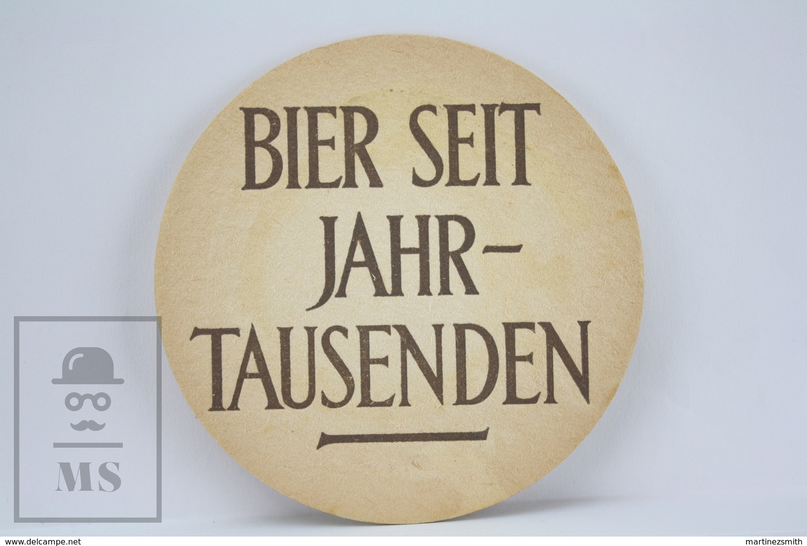 Vintage Beer Advtg Mat/ Coaster -Rugenbräu Interlaken Bier Seit Jahr - Tausenden - Portavasos