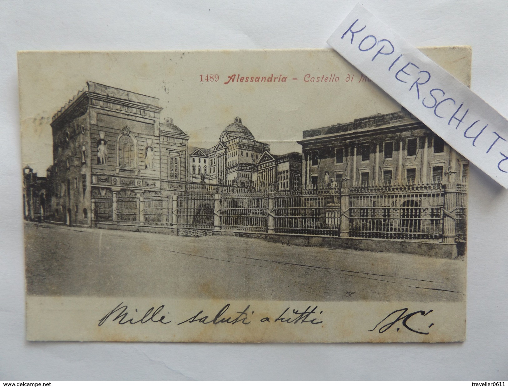 Alessandria, Castello Di Marengo, Gel. Ca. 1905 - Alessandria