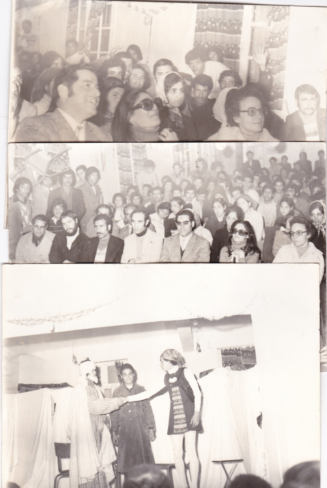 PHOTO  MAROC   SETTAT  :  3  GRANDES    PHOTOS   SPECTACLE  1974    . - Lieux