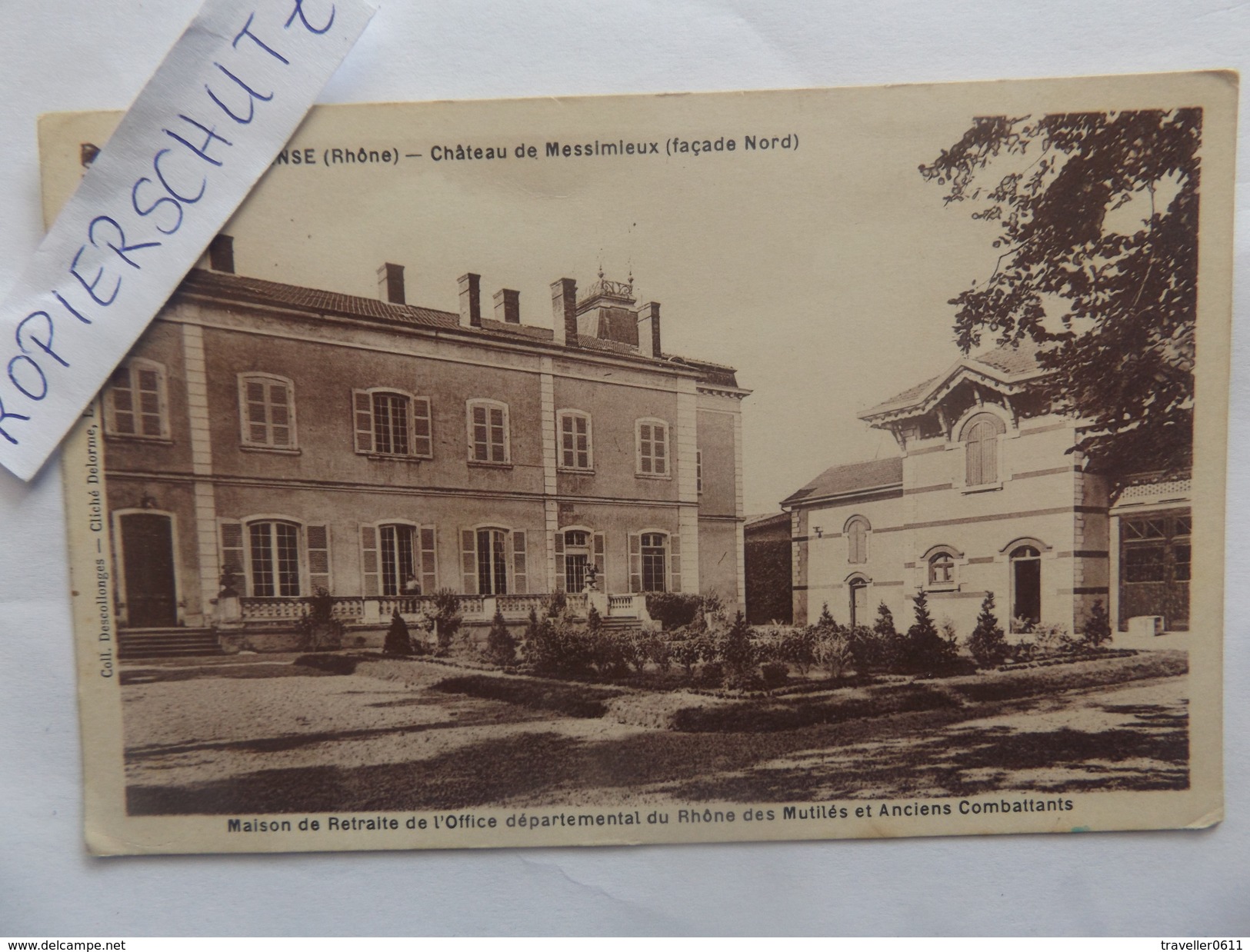 Anse (Rhone), Chateau De Messimieux (facade Nord), - Anse