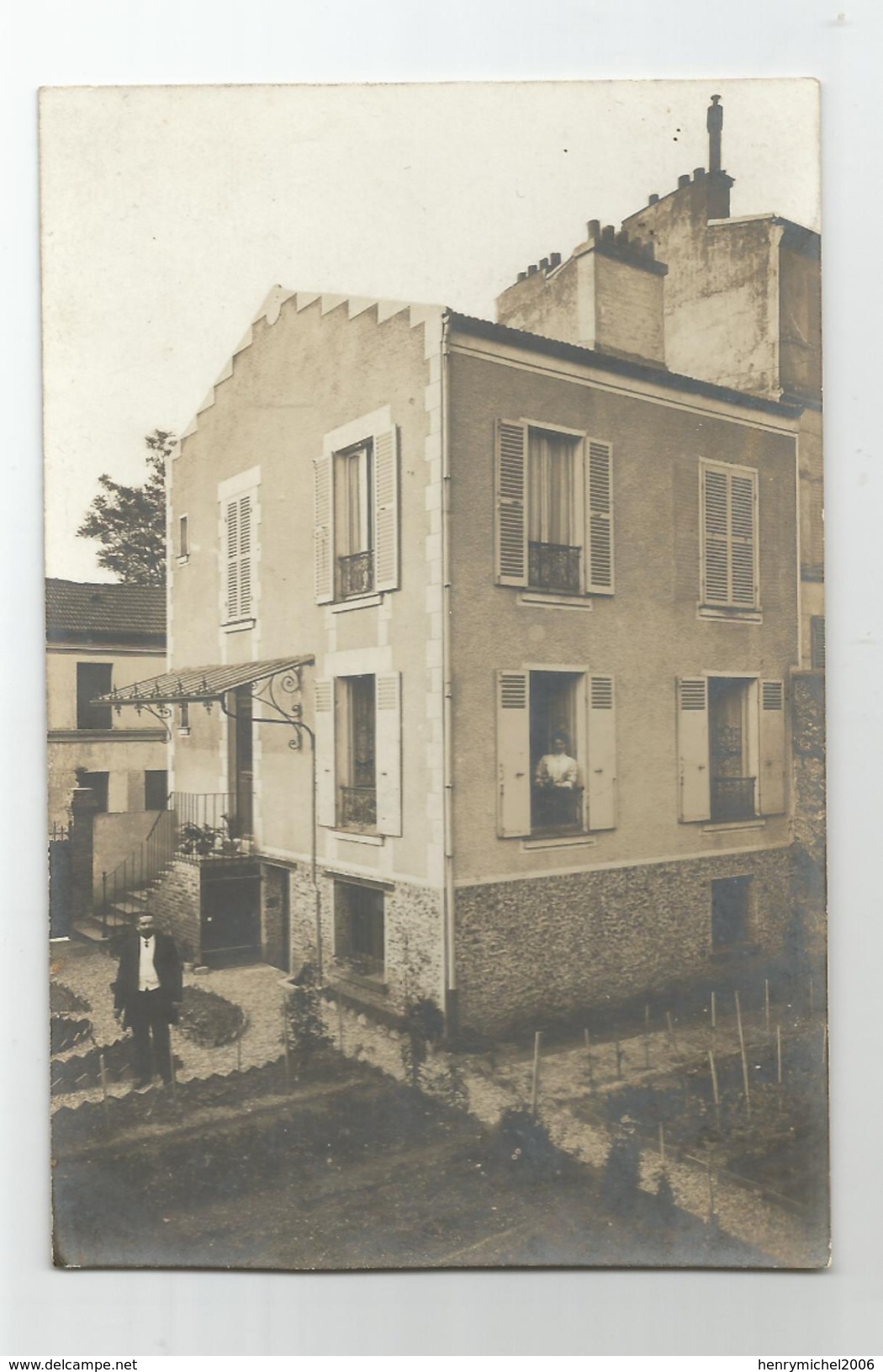 71 Saone Et Loire - St Saint Point Carte Photo Maison Villa Carlet - Autres & Non Classés