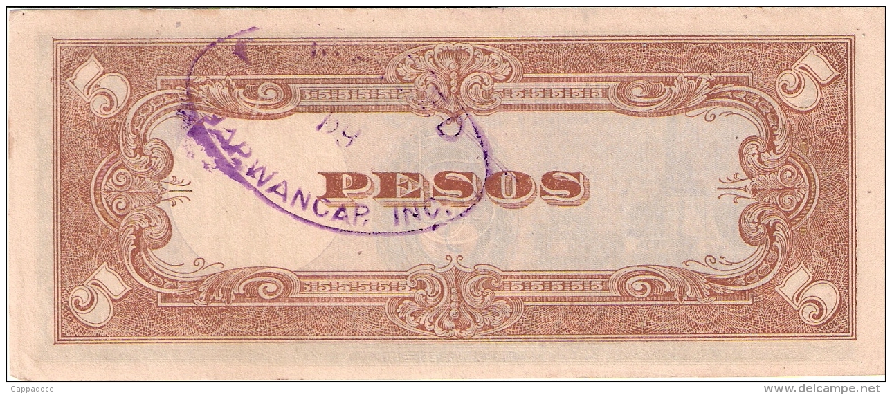 PHILIPPINES   5 Pesos   ND (1943)   P. 110a - Philippines