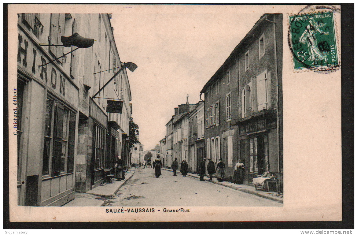 DD1050 - SAUZÉ VAUSSAIS - GRAND'RUE - Sauze Vaussais