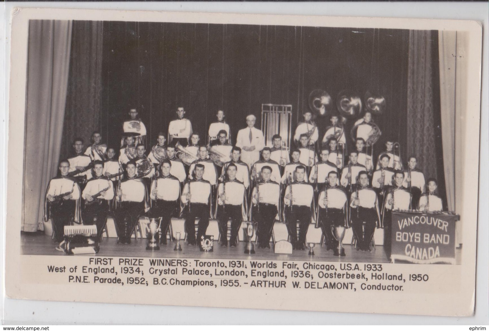 VANCOUVER BOYS BAND CANADA - First Prize Winners - Fanfare - Chicago World Fair - Vancouver