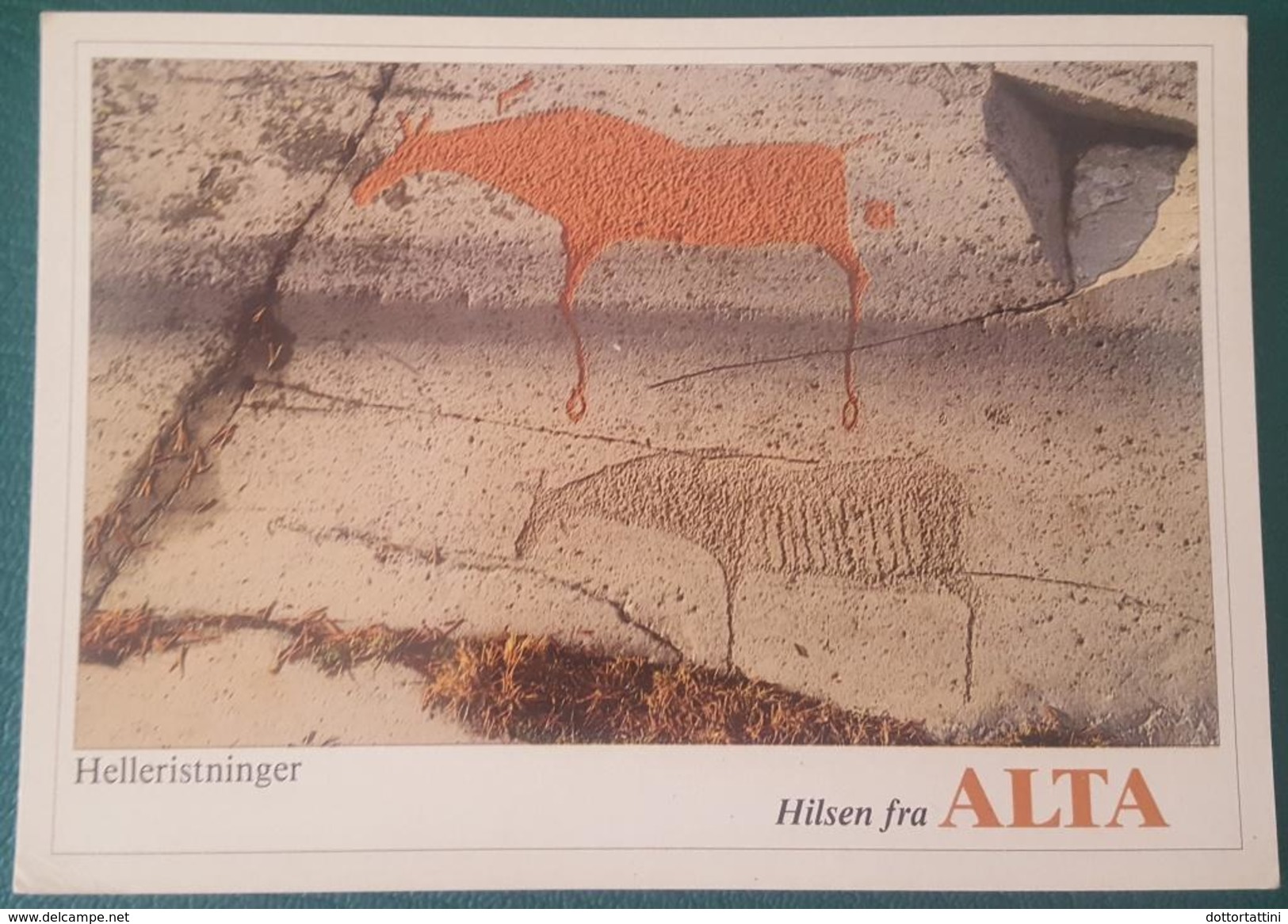 ALTA-HELLERISTNINGER - NORWAY - Hilsen Fra Alta - Helleristninger I Hjemmeluft. Elf. Ca. 5500 Ar Gamle - Rock Carvings - Norvegia