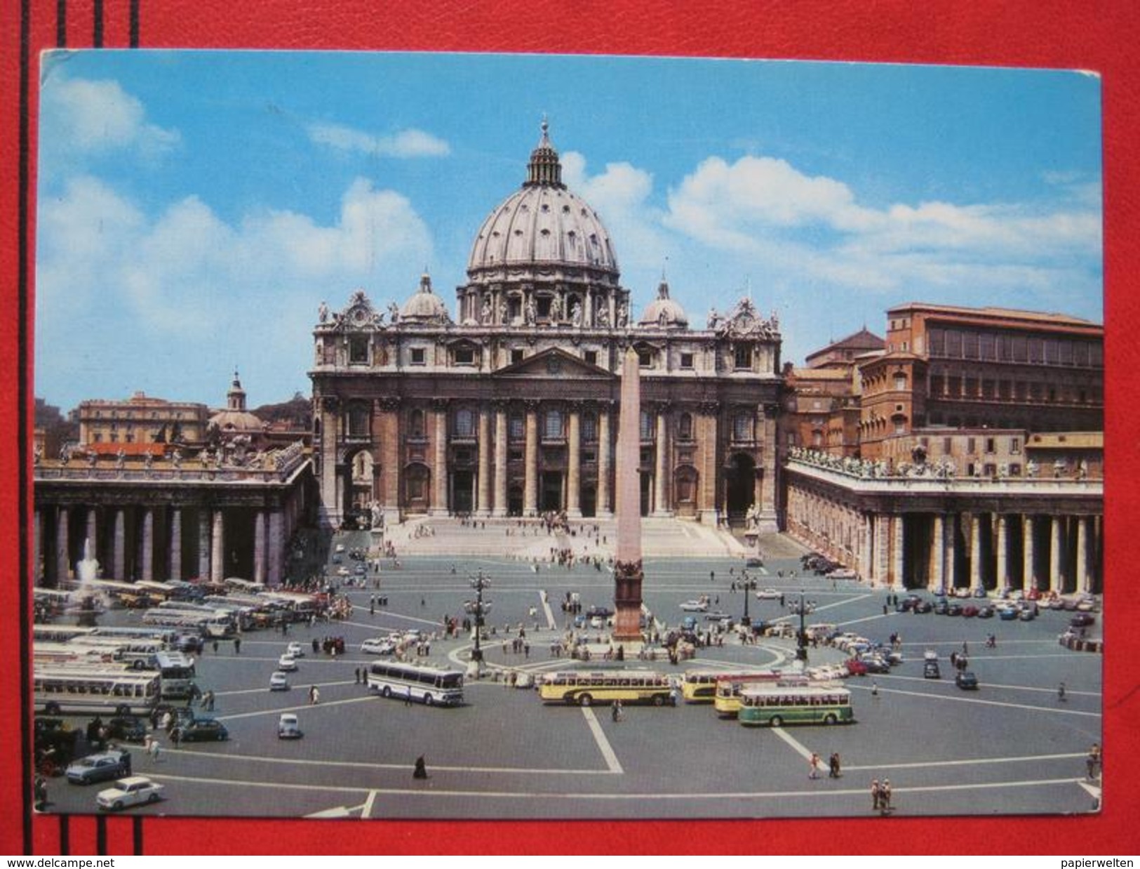 Roma / Citta Del Vaticano (RM) - Piazza  Di S. Pietro / Auto, Autobus - Vatikanstadt