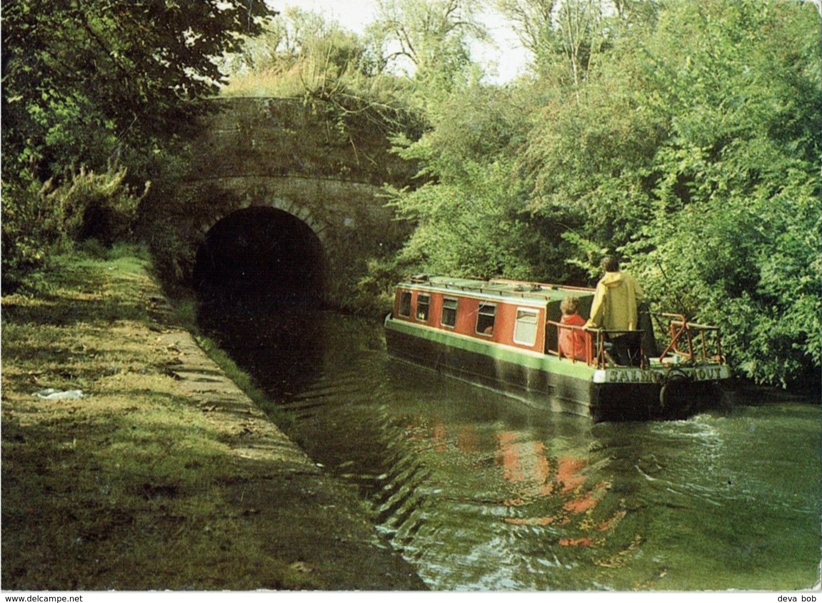 Postcard Braunston Tunnel Mouth Grand Union Canal Narrow Boat - Other & Unclassified