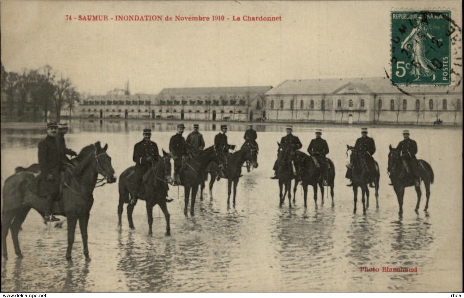49 - SAUMUR - Inondations 1910 - Le Chardonnet - Saumur