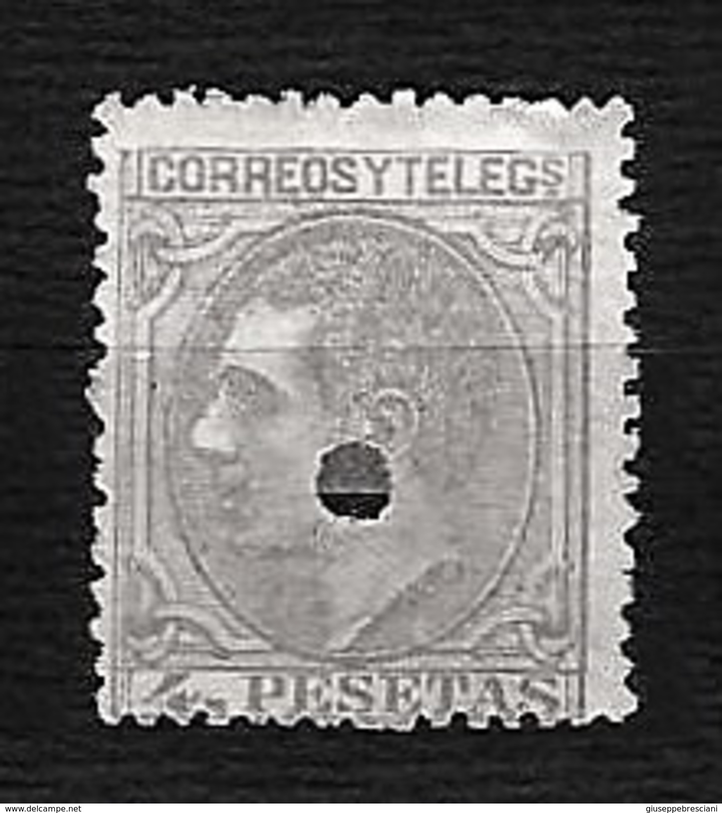 SPAGNA 1879 - Telegrafos - Alfonso XII - 4 P. - Edi:ES 198T - Neufs