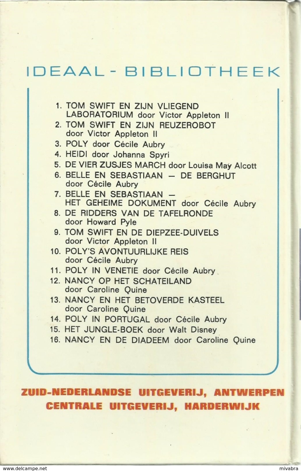 TOM SWIFT EN DE DIEPZEE-DUIVELS - VICTOR APPLETON II - IDEAAL-BIBLIOTHEEK Deel 9 - SF Jeugdboek - Ciencia Ficción Y Fantasía