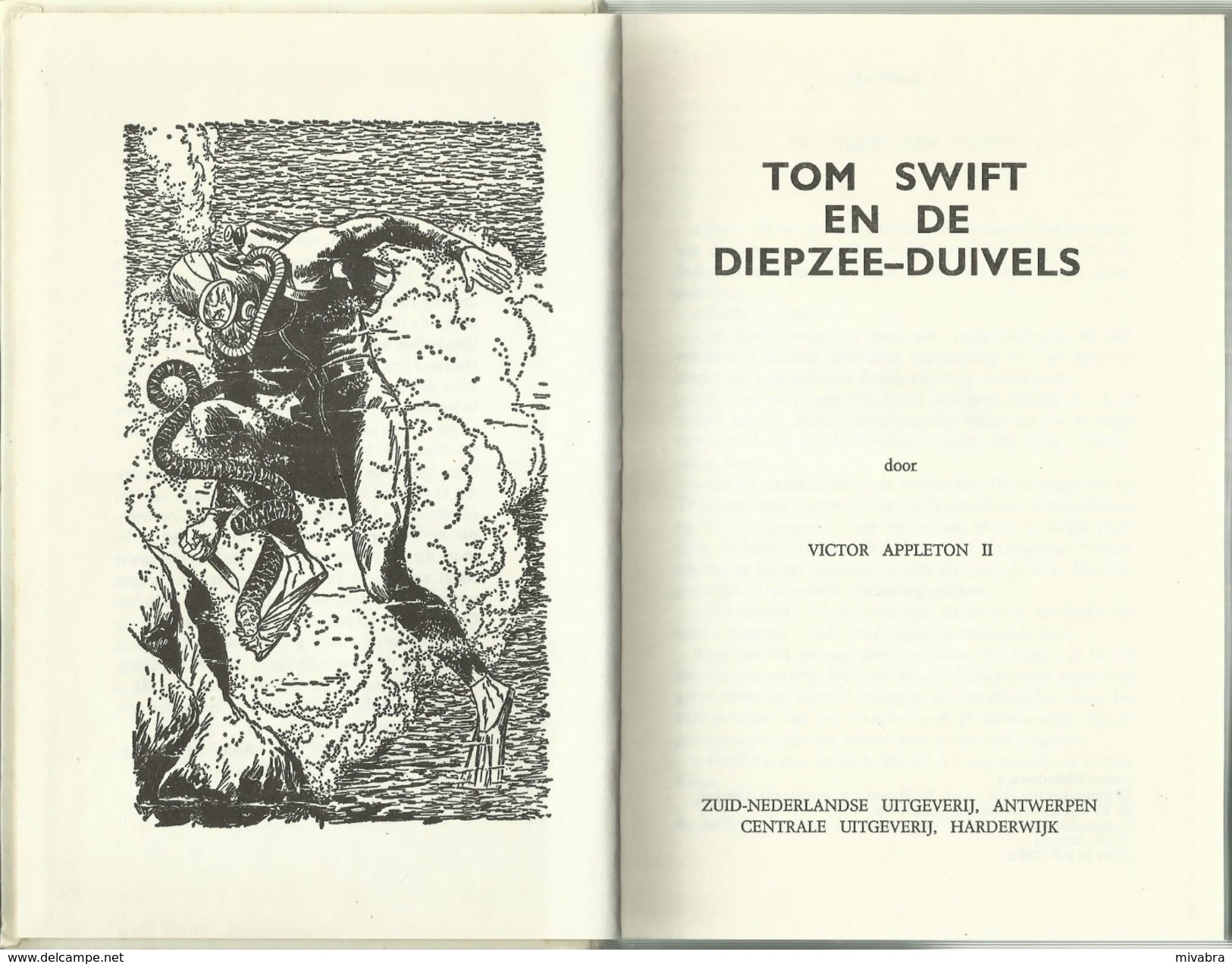 TOM SWIFT EN DE DIEPZEE-DUIVELS - VICTOR APPLETON II - IDEAAL-BIBLIOTHEEK Deel 9 - SF Jeugdboek - SF & Fantasy