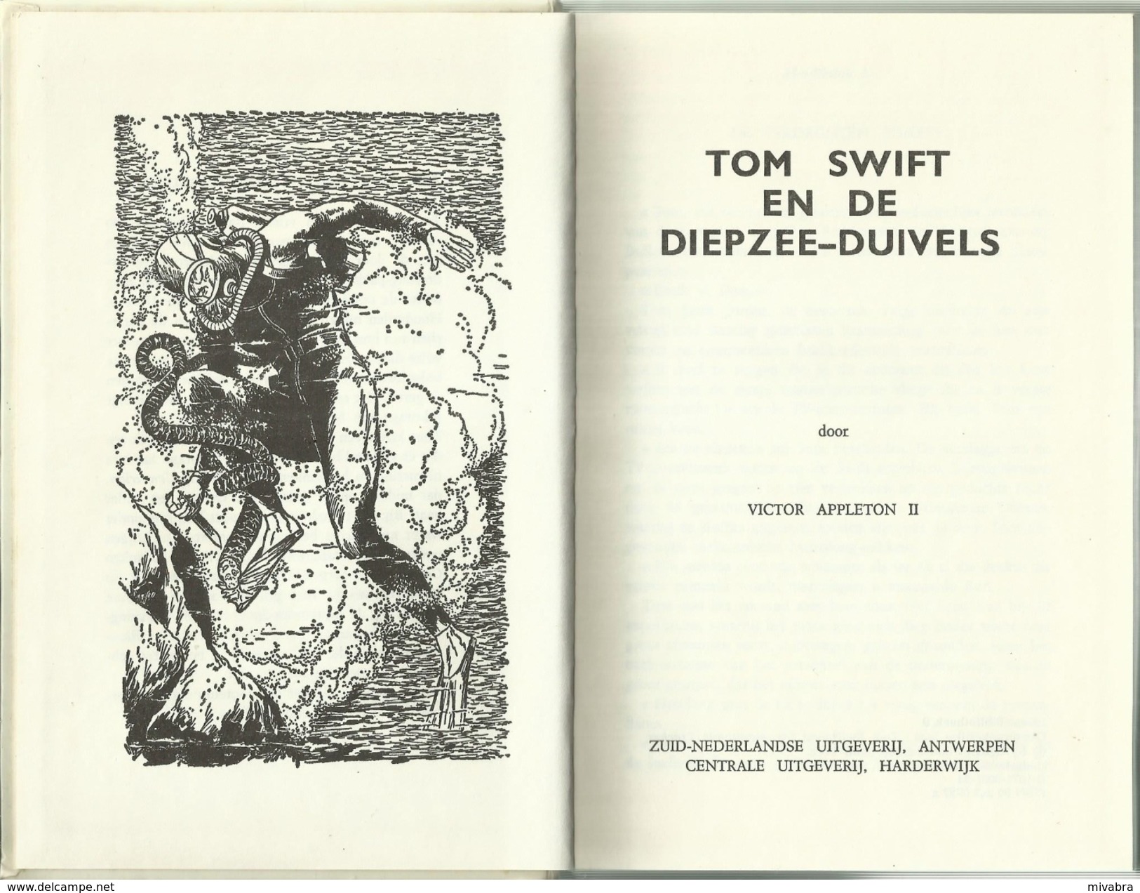 TOM SWIFT EN DE DIEPZEE-DUIVELS - VICTOR APPLETON II - IDEAAL-BIBLIOTHEEK Deel 9 - SF Jeugdboek - Fantascienza E Fantasia