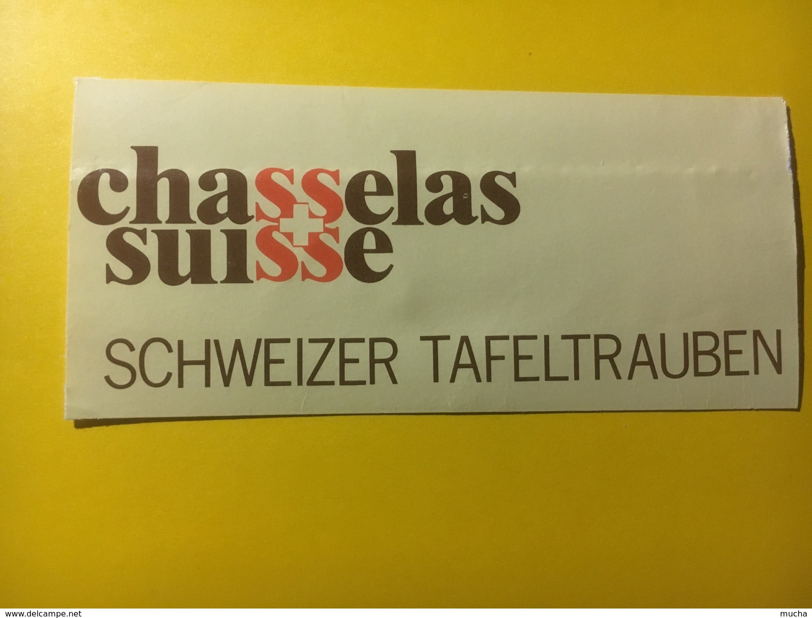 3823 -  Chasselas Suisse - Autres & Non Classés